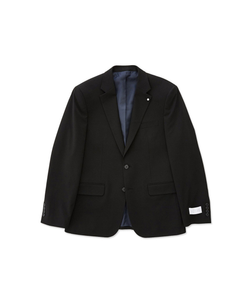 Tech-Poly Four-Way Stretch Essential Suit Jacket Black _SSJUZ01SSB
