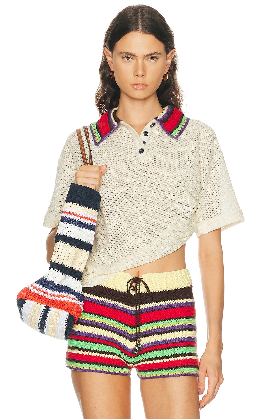 SIEDRES Leo Top in Ecru - Cream. XS also in
