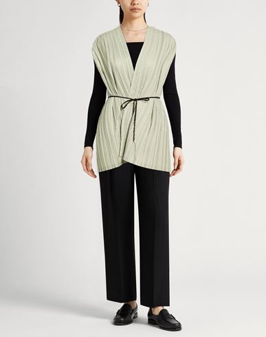 Chocolat Woman Jacket Sage green Size 2 Polyester, Cotton