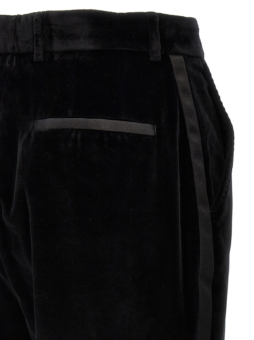 Velvet Tuxedo Pants