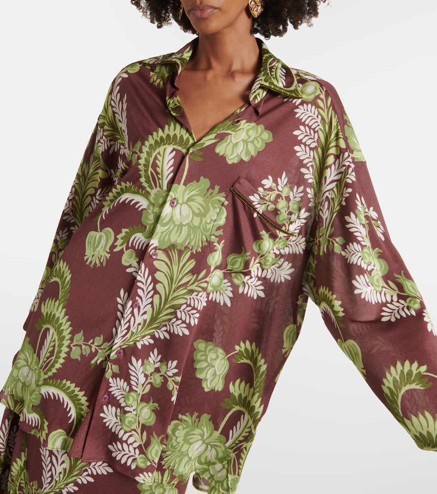 Floral oversized shirt