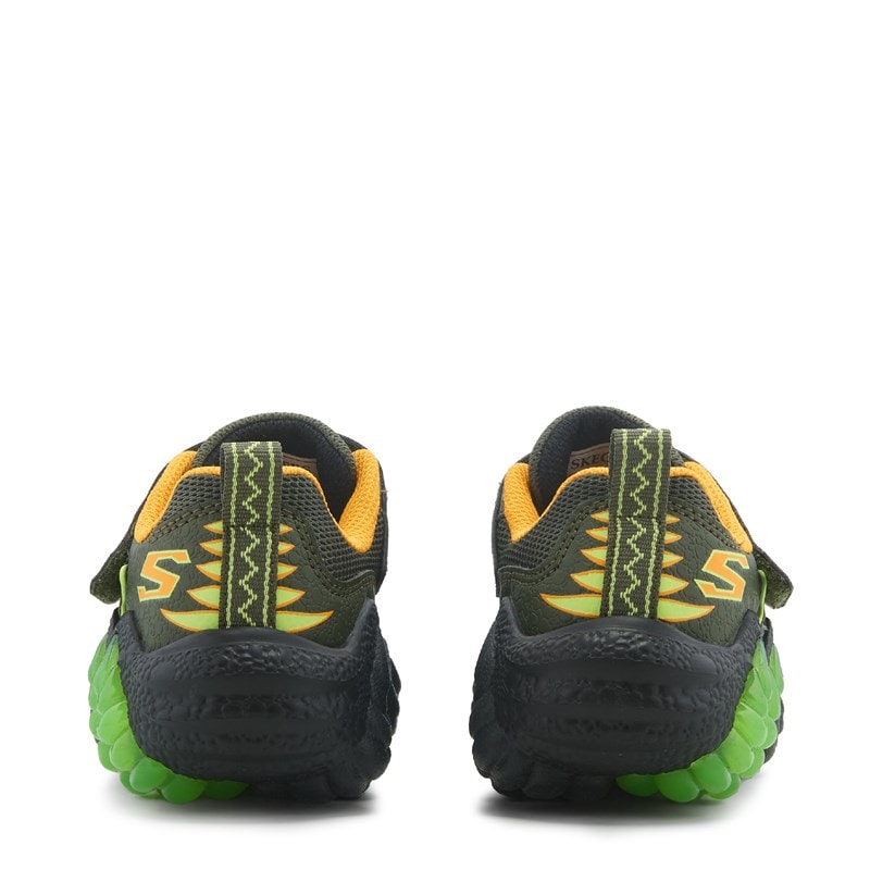 Kids' Skech-O-Saurus 2.0 Light Up Sneaker Little/Big Kid Shoes (Olive Green/Black)