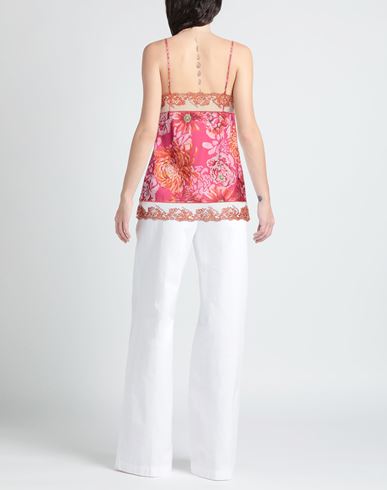 Woman Top Fuchsia Size 0 Polyester, Elastane