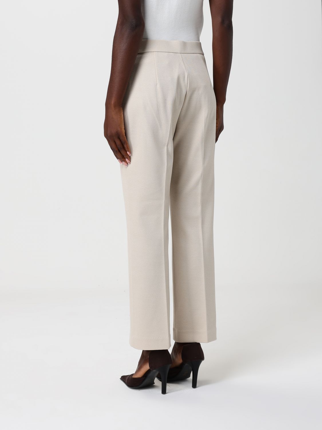 Pants Woman color Cream