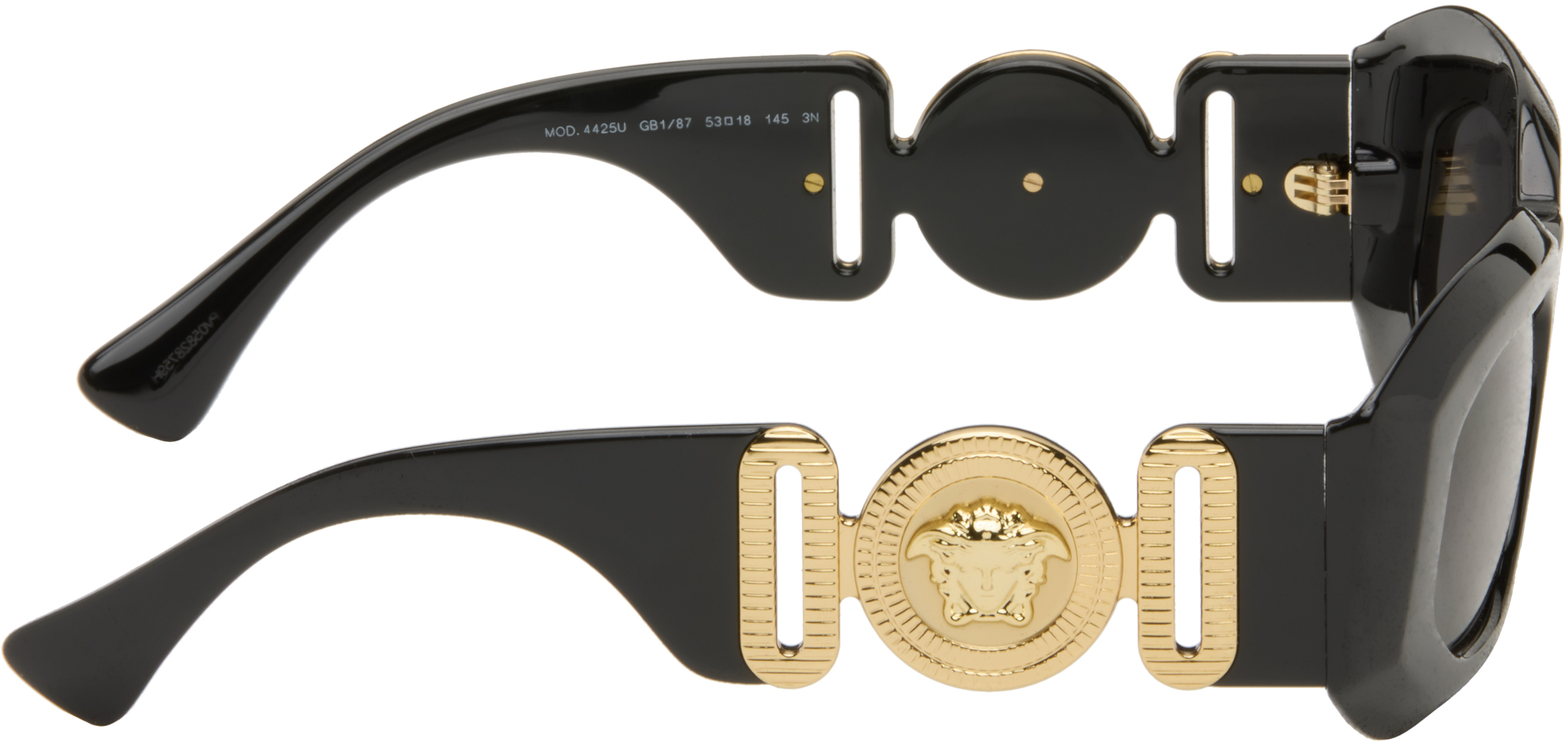 Black Maxi Medusa Biggie Sunglasses