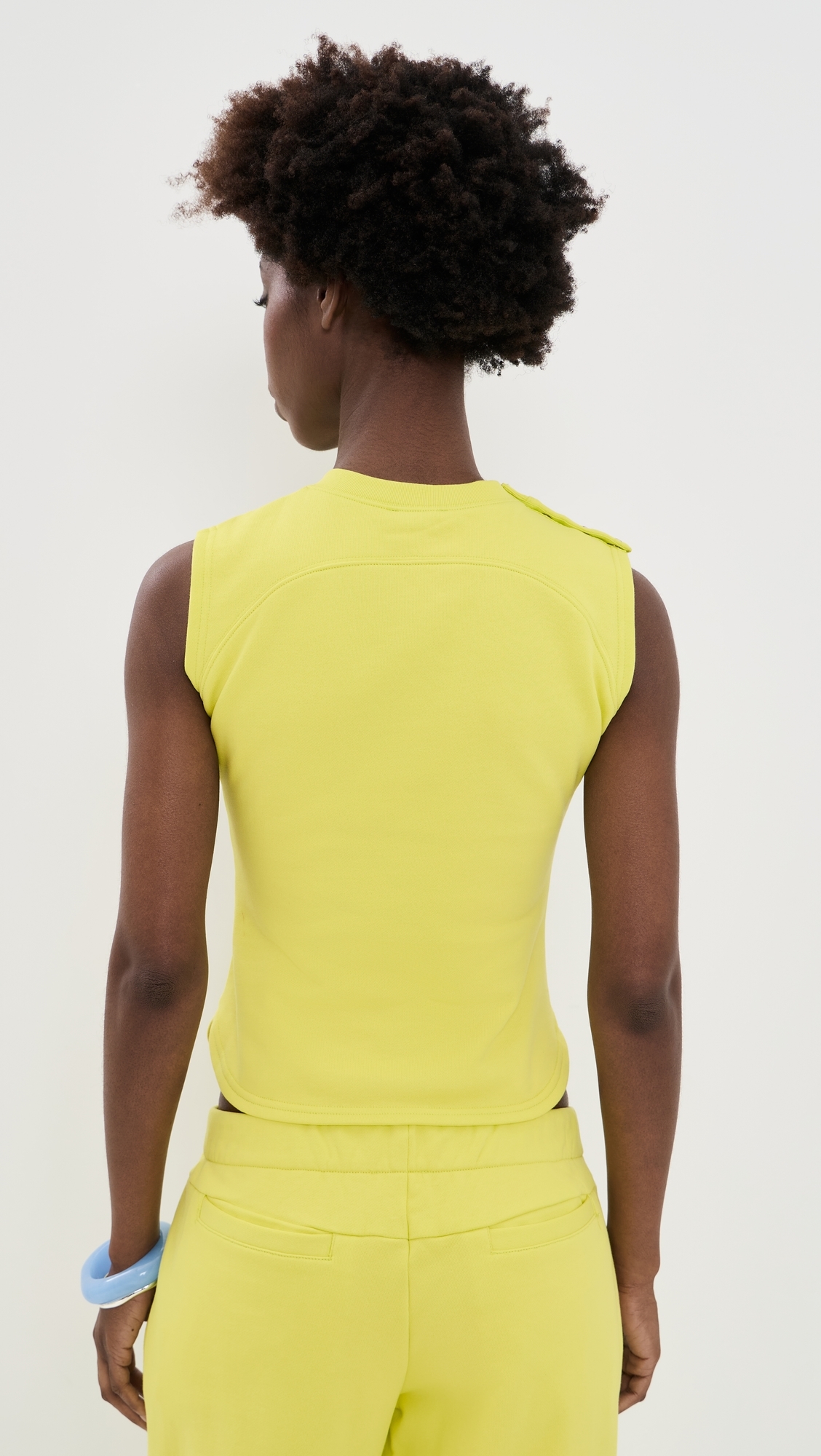 Trixie Sweat Vest Top Highlighter