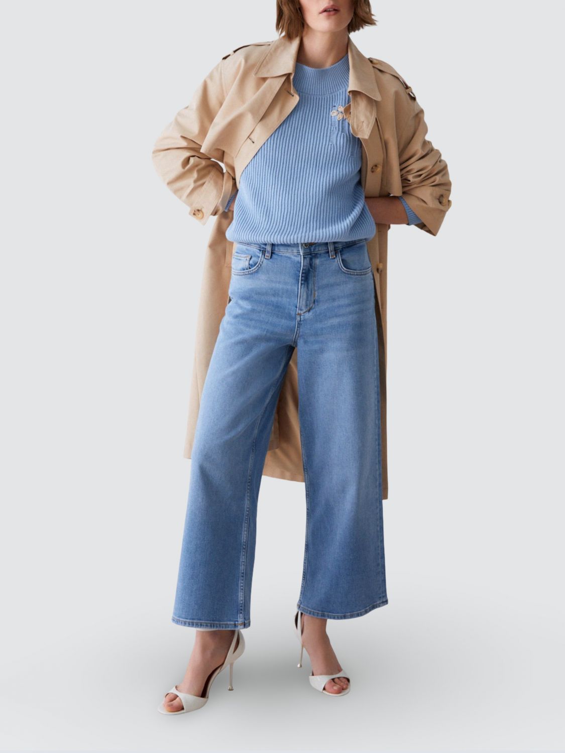 Jeans Woman color Gnawed Blue
