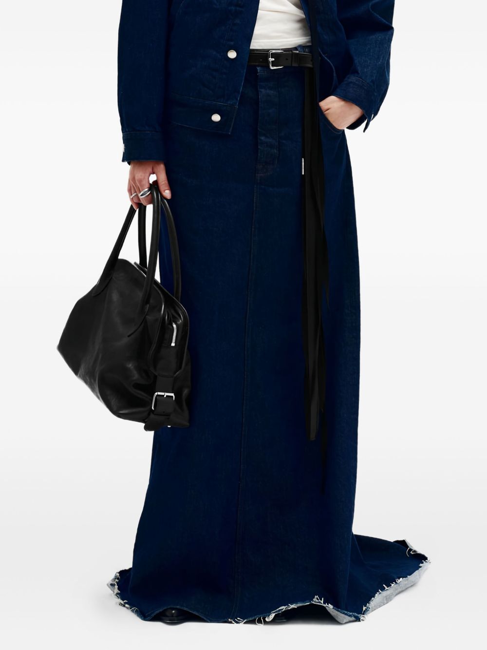 Goele denim maxi skirt - Blue