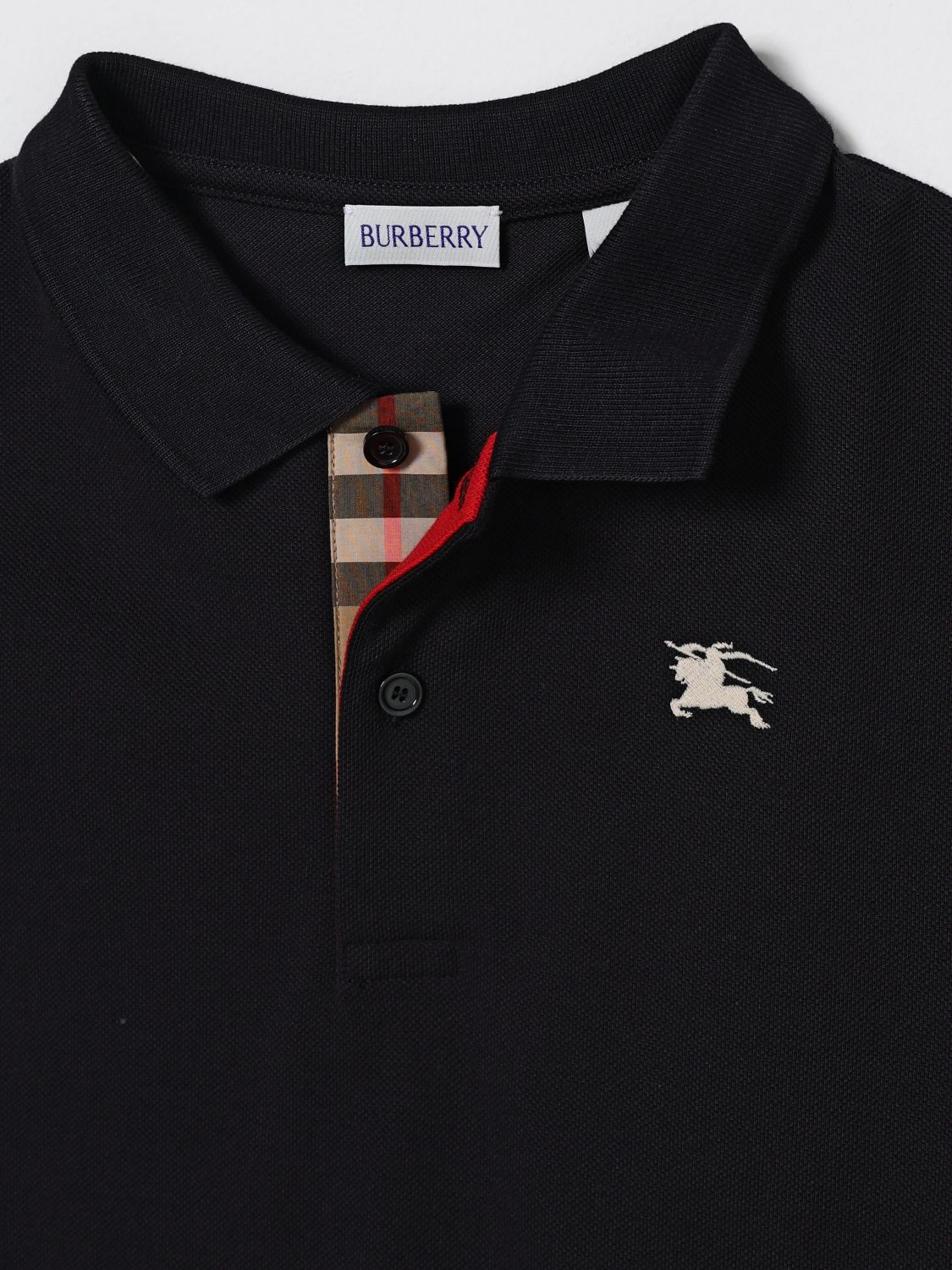 Polo Shirt Kids color Black