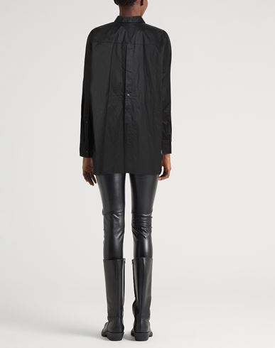 Woman Shirt Black Size 4 Cotton, Polyurethane