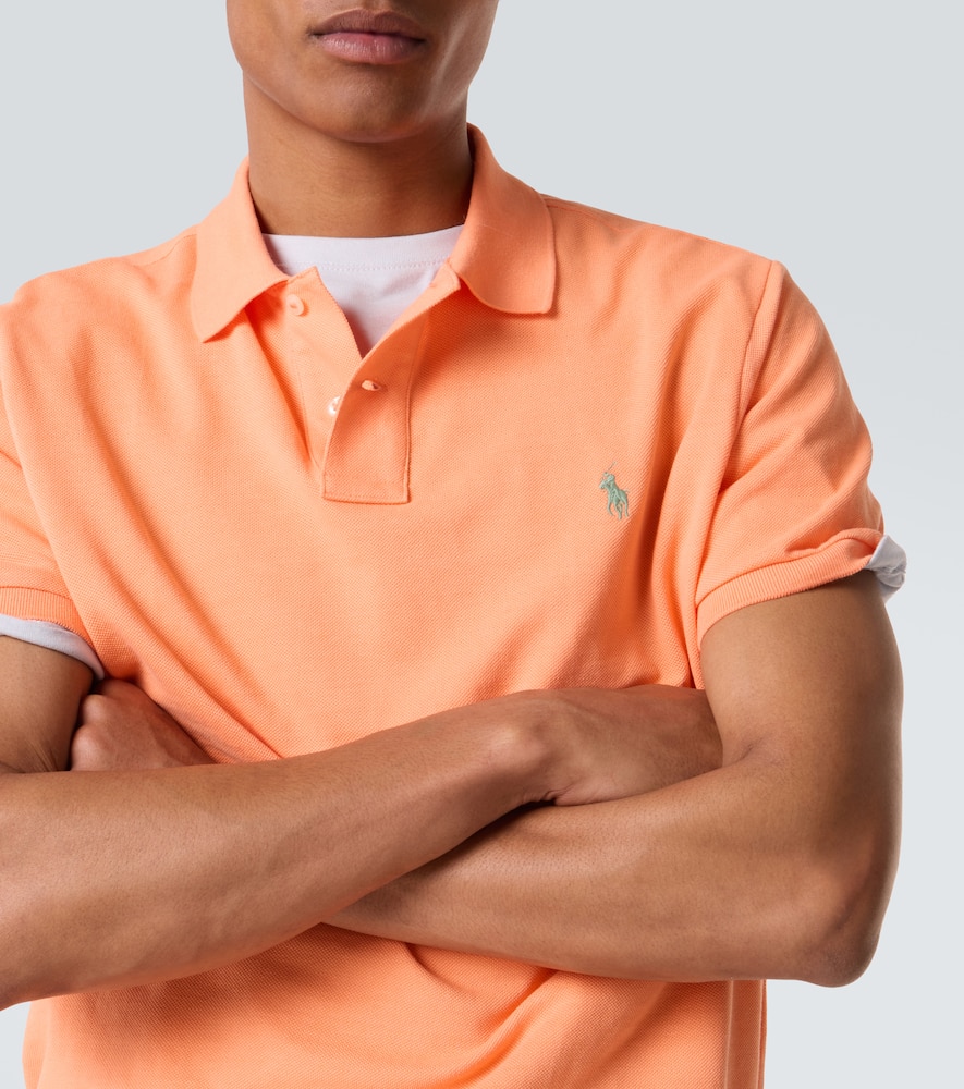 Cotton piqué polo shirt