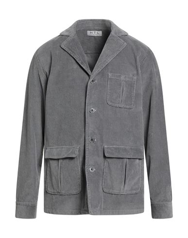 Man Jacket Grey Size L Cotton