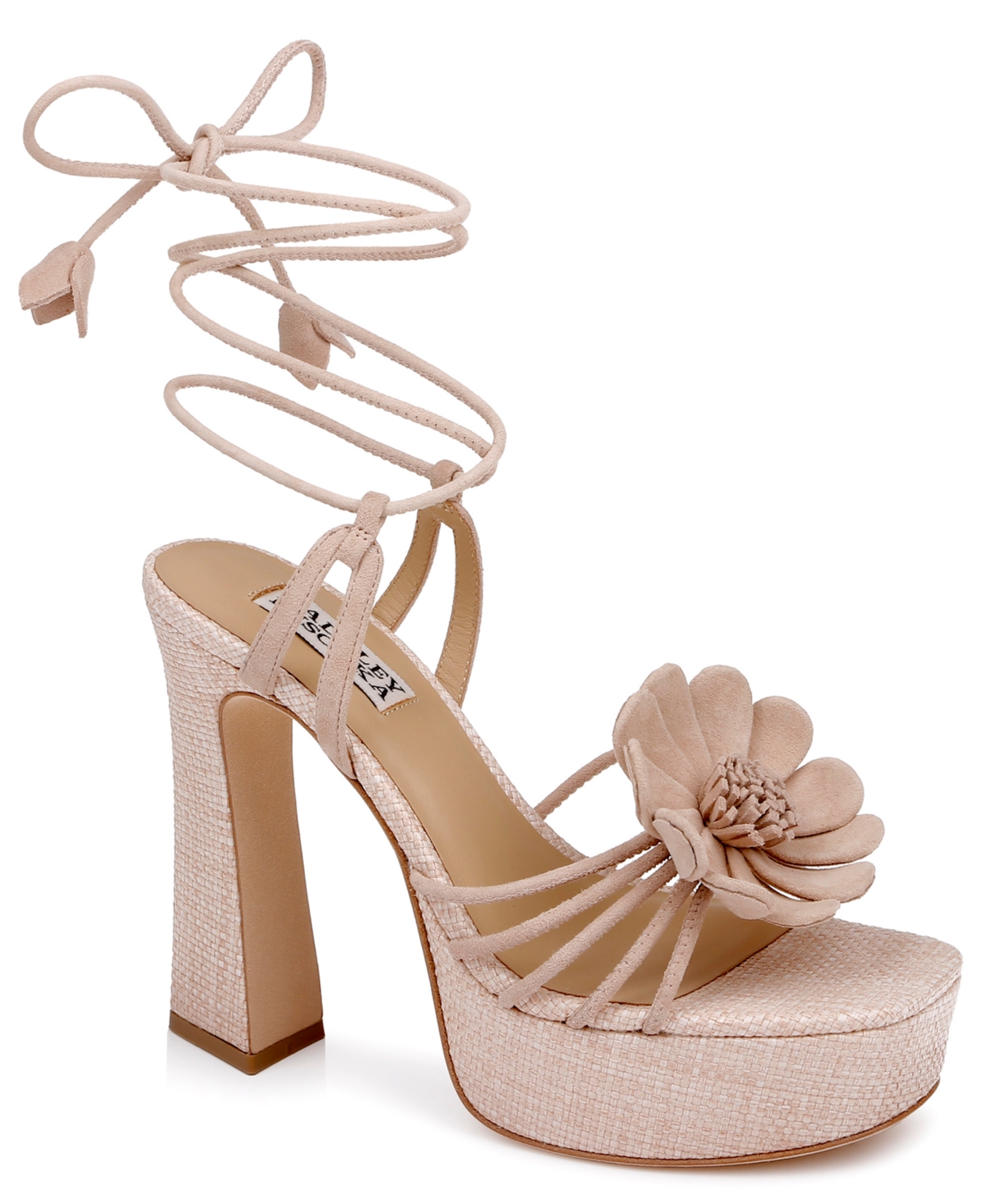 Women's Wanette Platform Sandal - Nude Suede