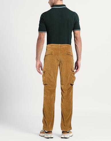 Man Pants Camel Size 40 Cotton, Tencel, Elastane