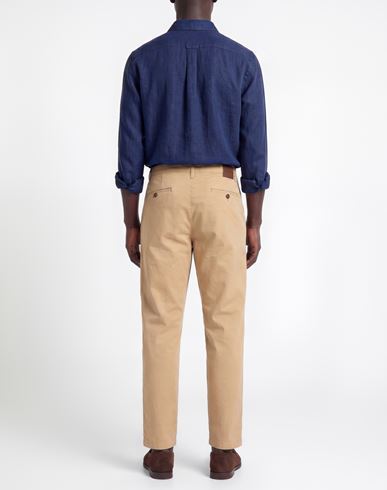 Man Pants Sand Size 38 Cotton, Elastane