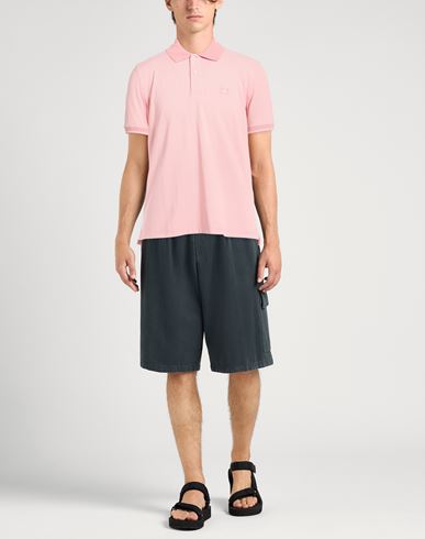 C. p. Company Man Polo shirt Light pink Size 3XL Cotton, Polyamide