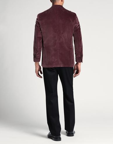 Man Blazer Plum Size 42 Cotton