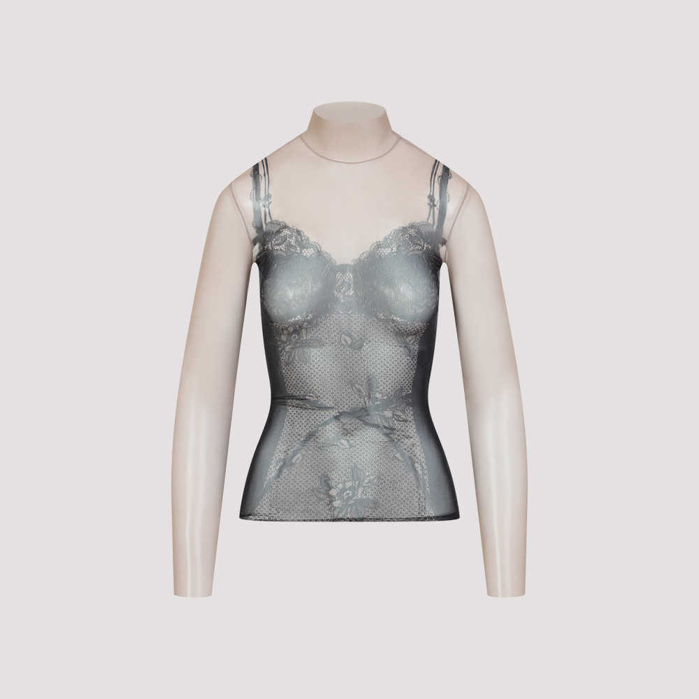 Trompe Oeil Lingerie Top