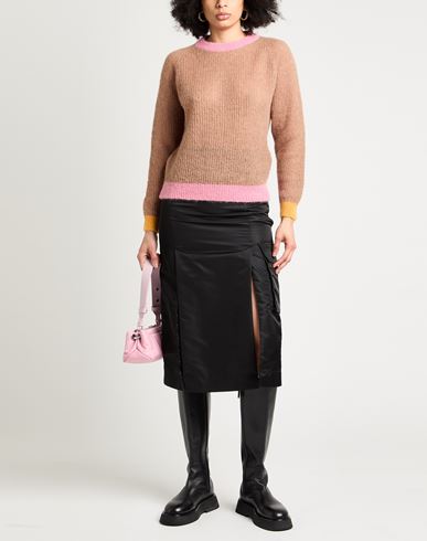 Manila Grace Woman Sweater Sand Size S Mohair wool, Alpaca wool, Polyamide