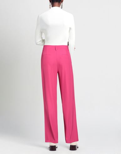 Olla Parég Woman Pants Fuchsia Size 4 Polyester, Elastane