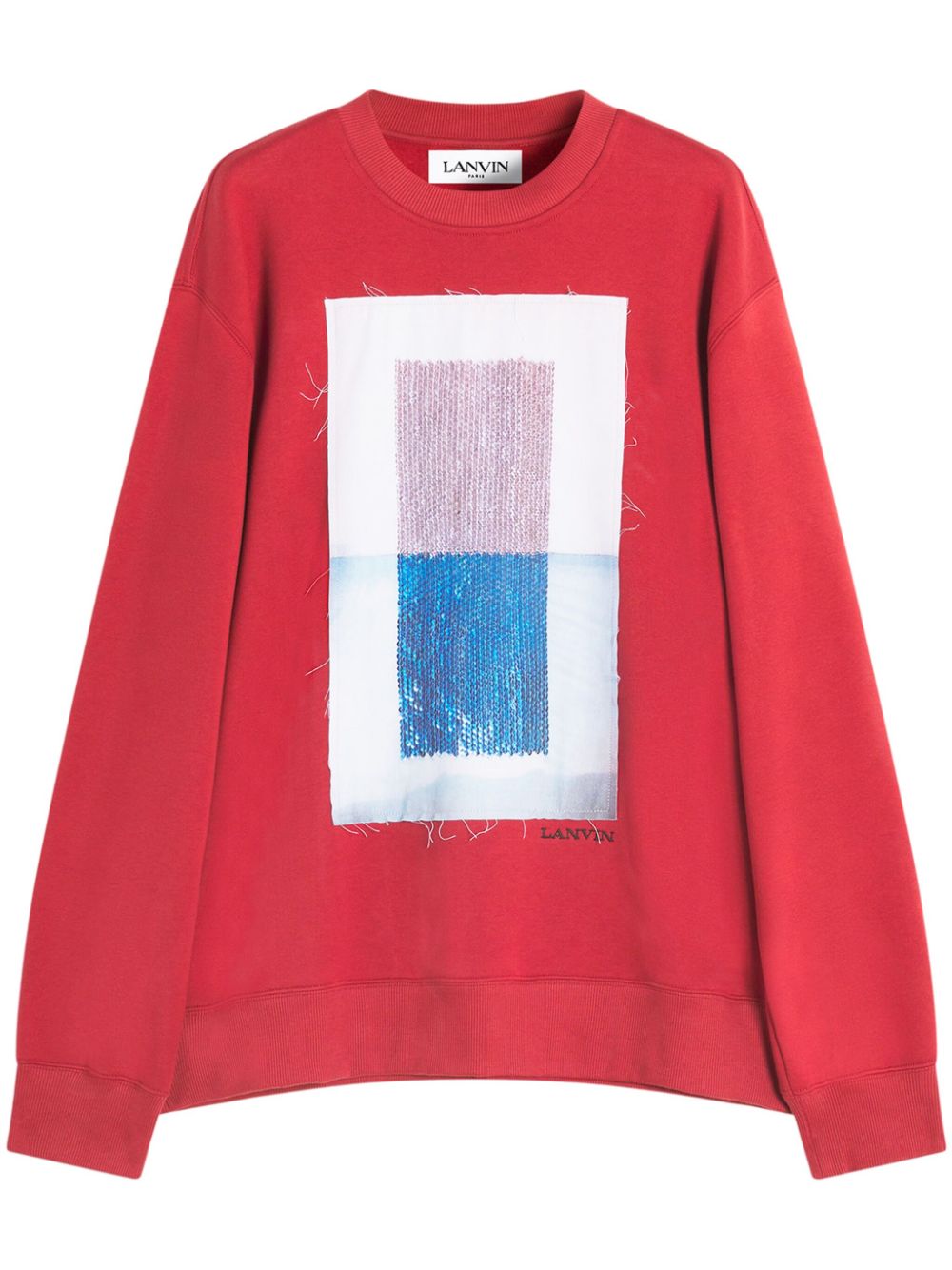 Archive-print Classic sweatshirt - Red