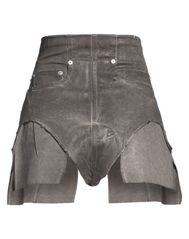 Woman Shorts & Bermuda Shorts Grey Size S Cotton, Polyester, Rubber