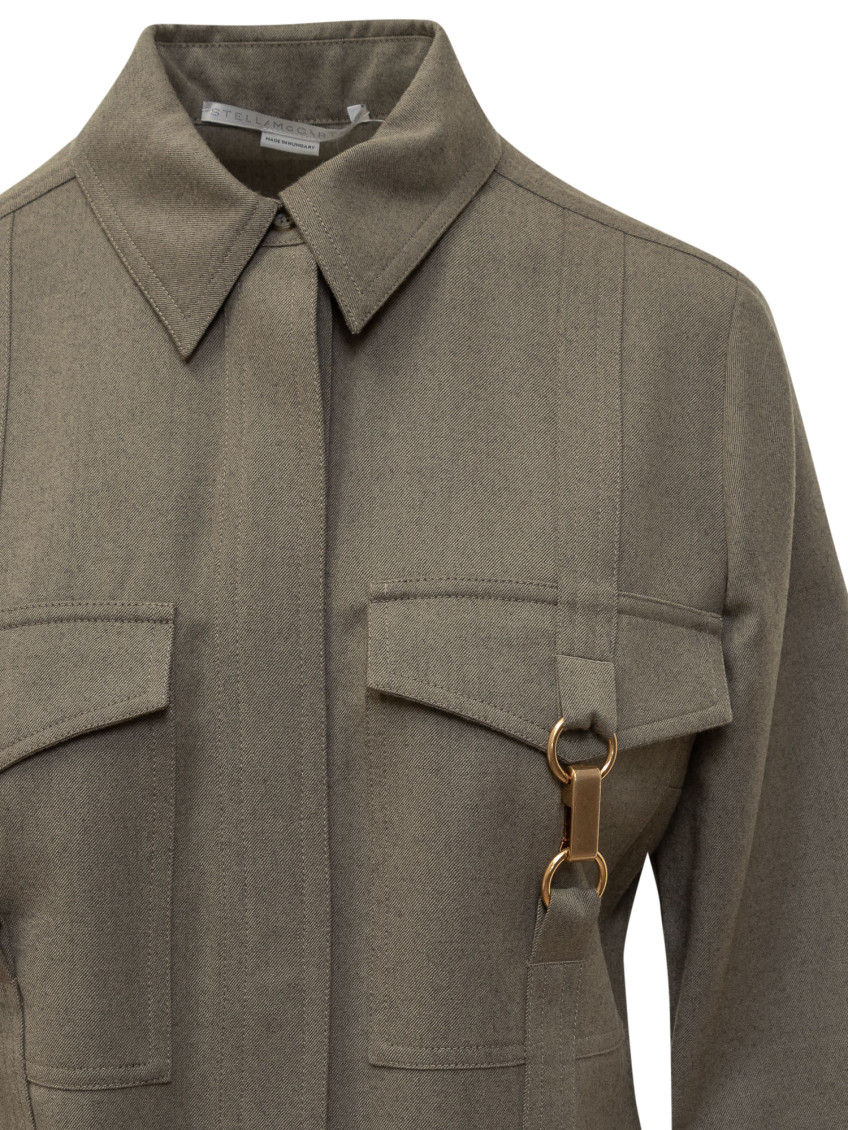 Shirt With Buckles