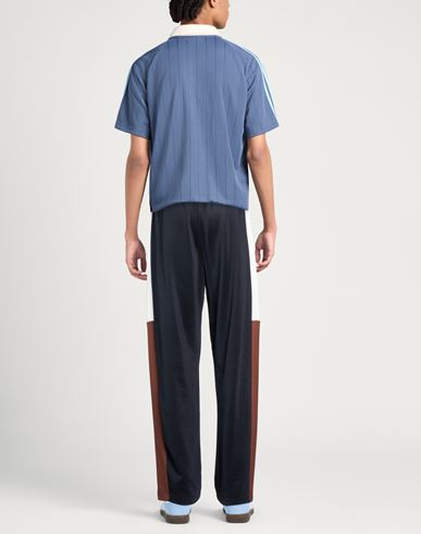 Man Pants Navy Size L Polyester, Cotton