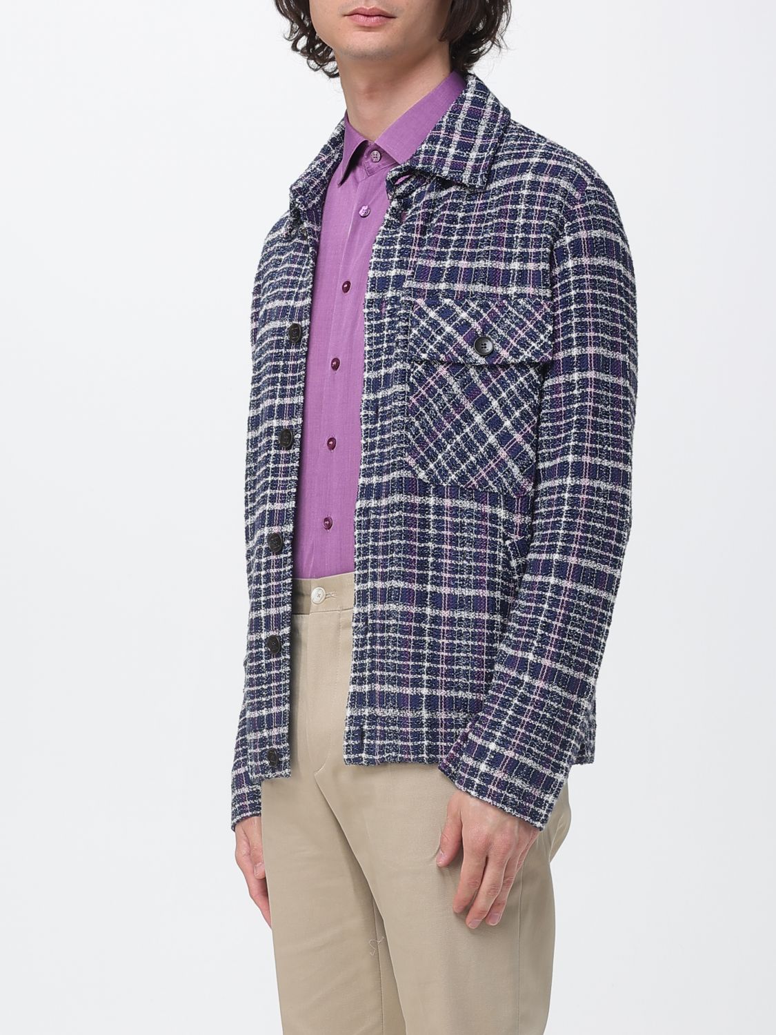 Jacket Men color Red