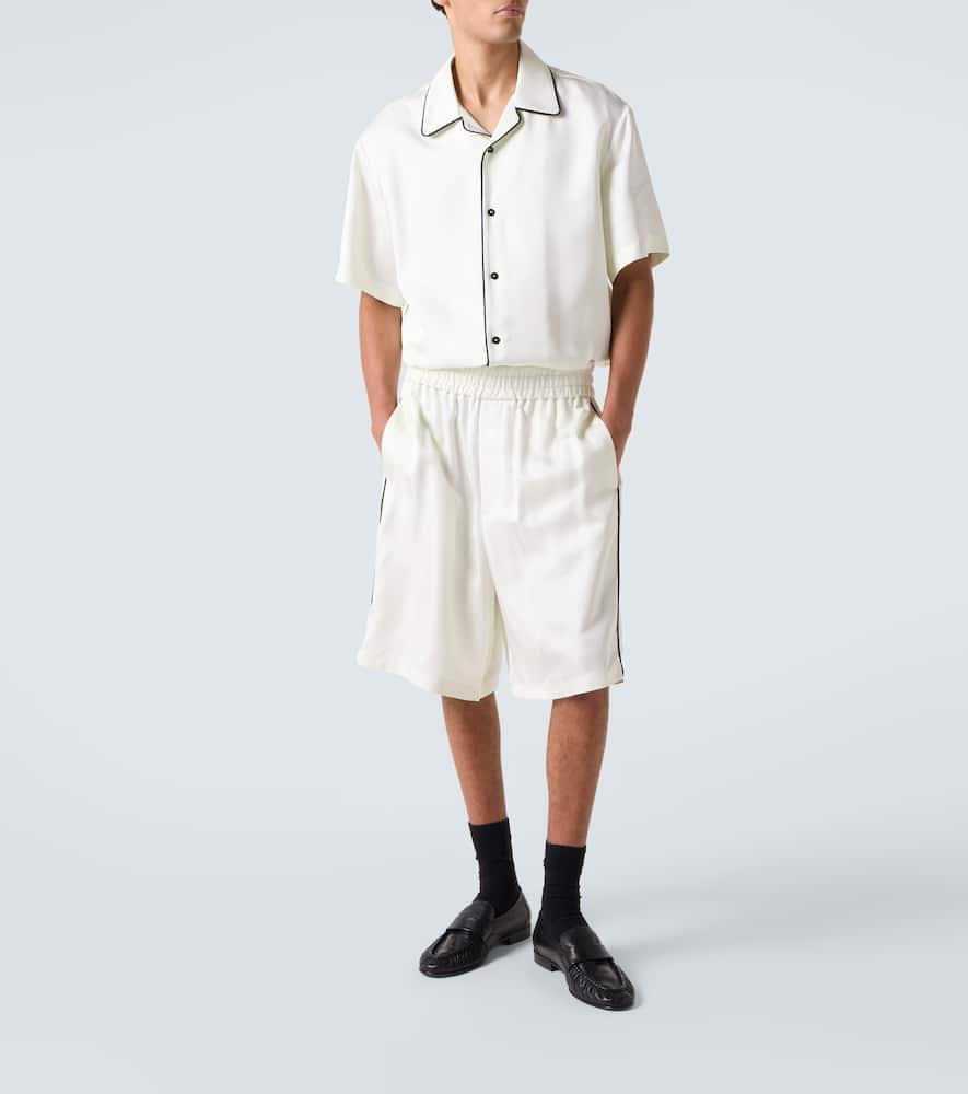 Oversized bowling shirt