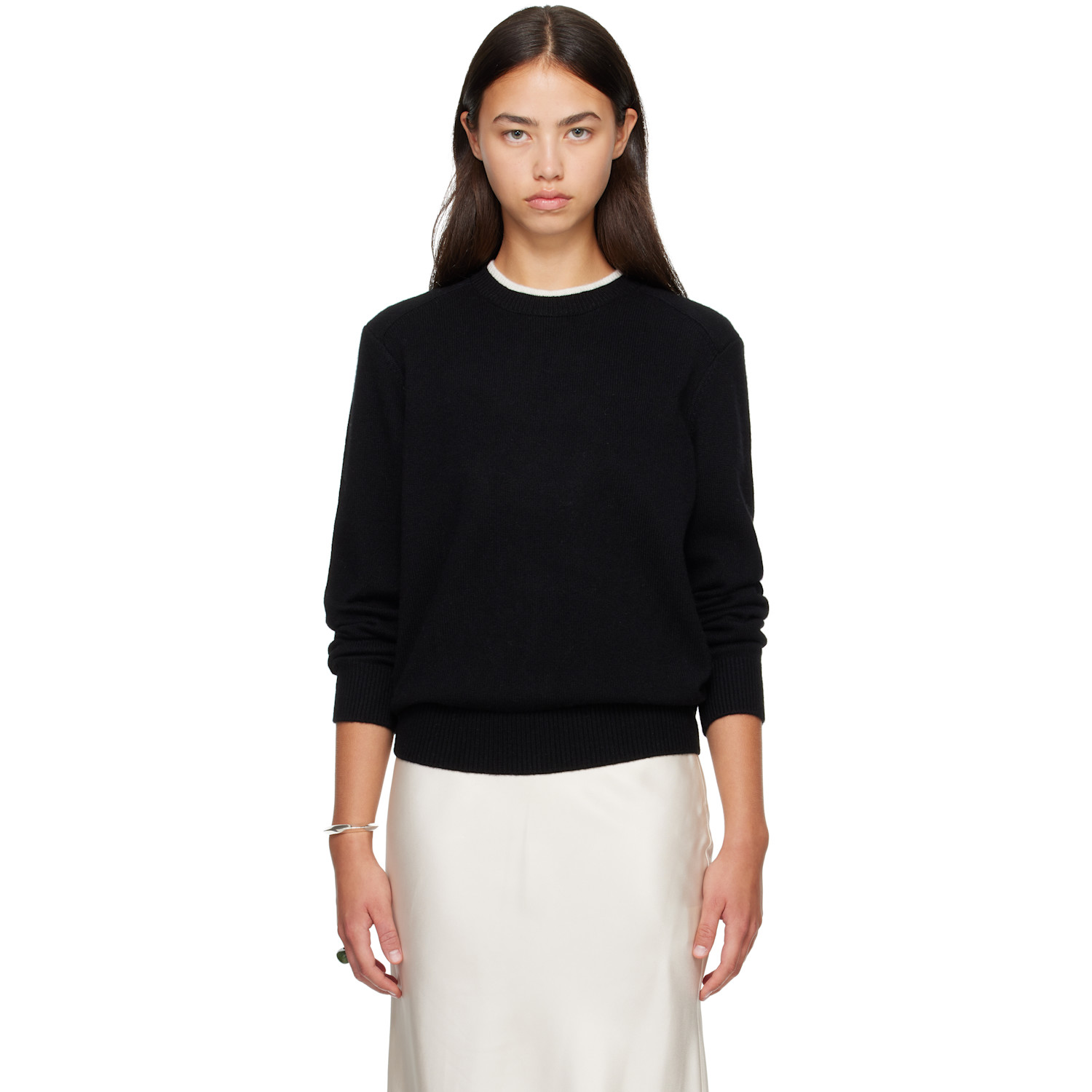 Black & Off-White OTIS Bicolor Cashmere Sweater