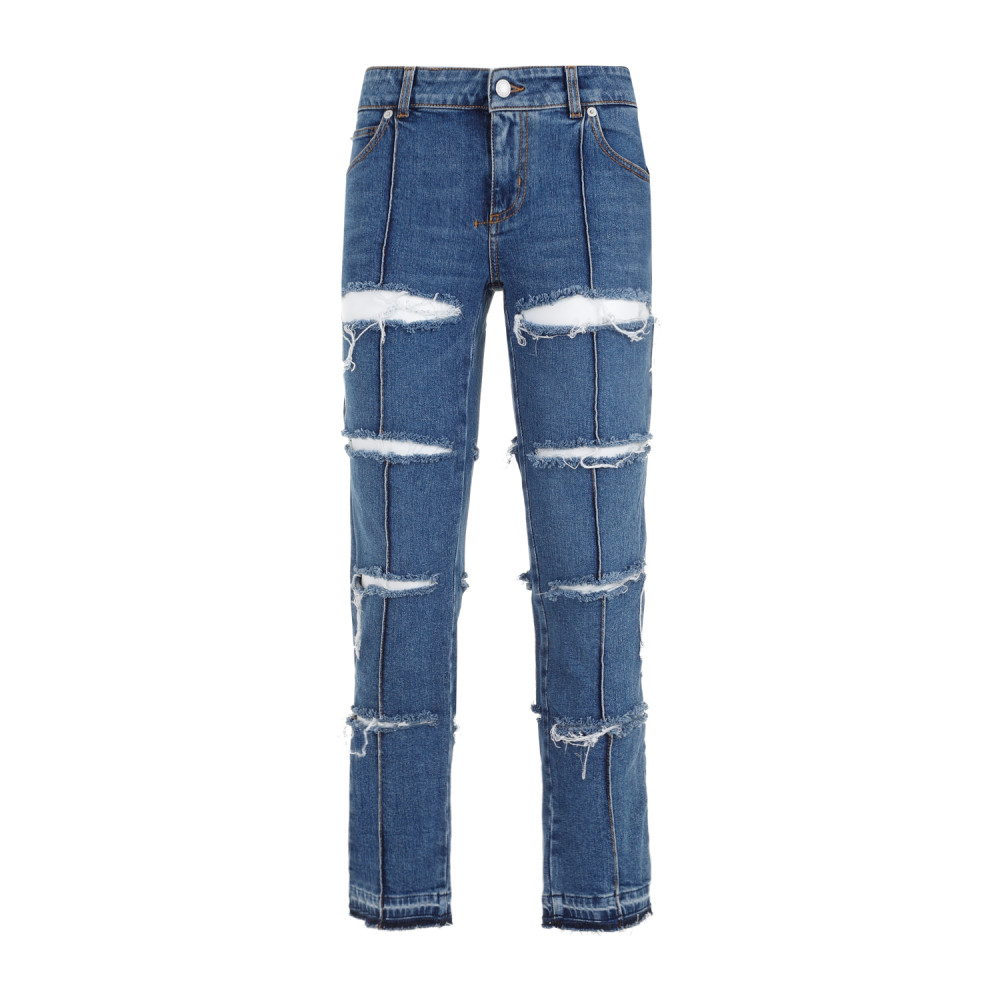 Denim Blue Stone Wash Jeans