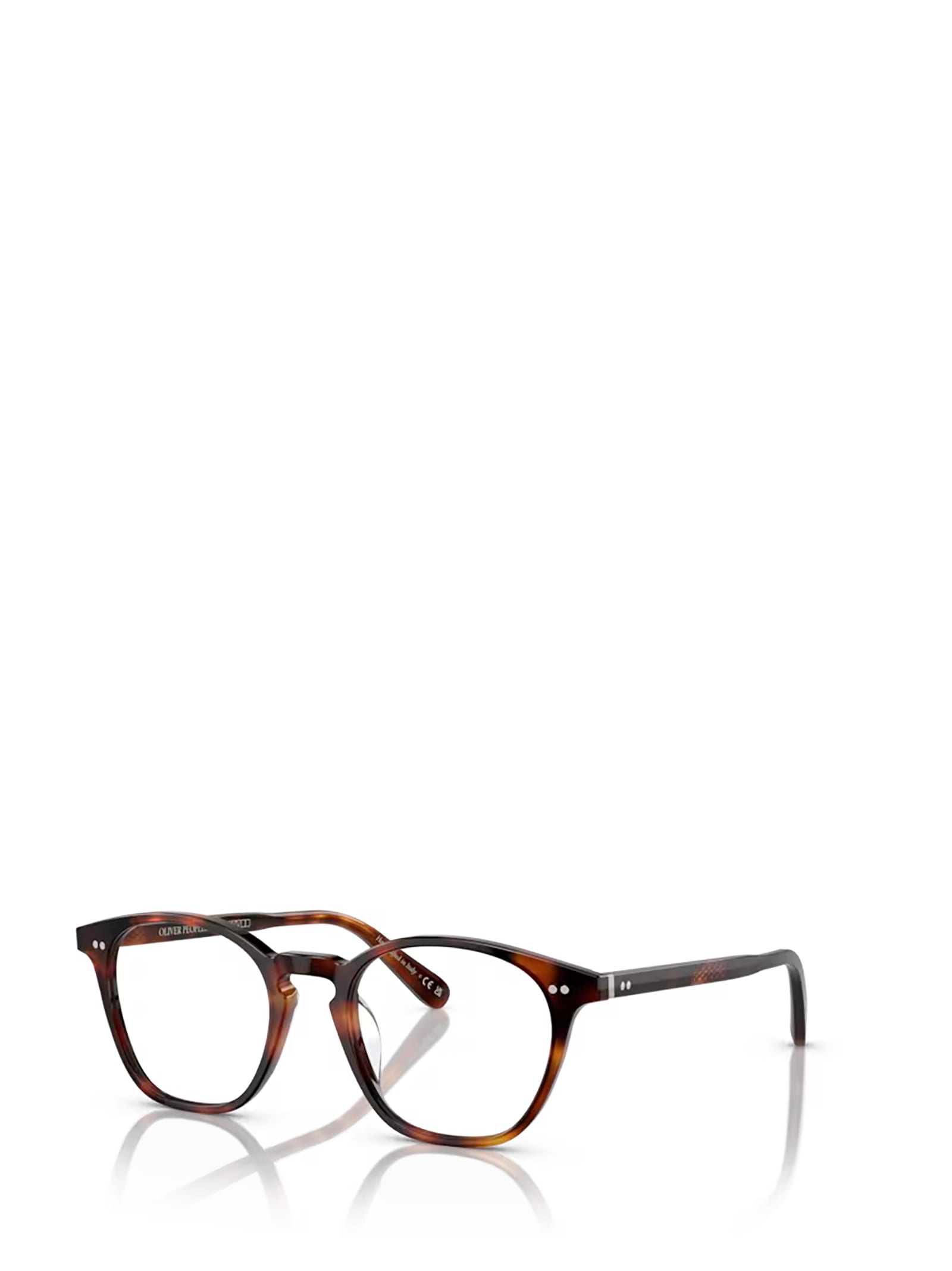 Ronne pantos-frame glasses - Brown