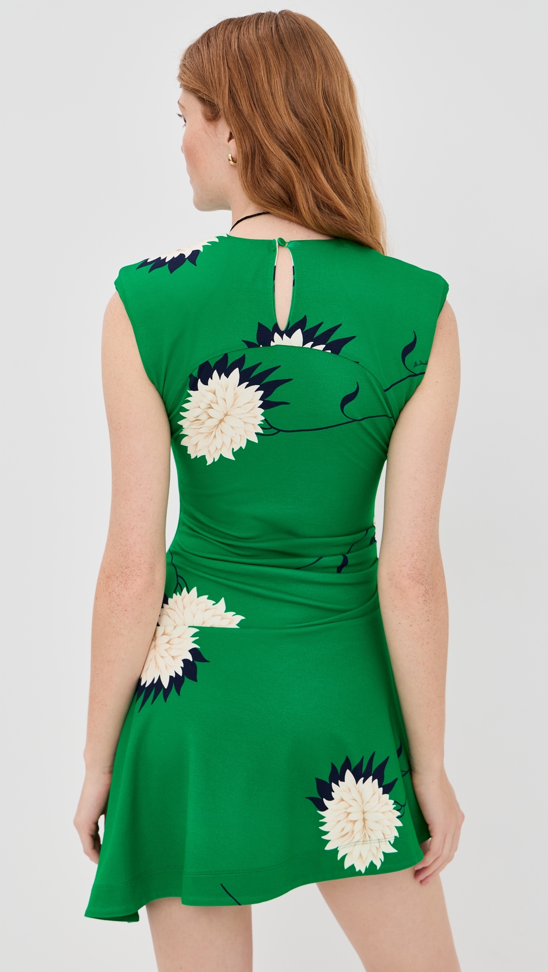 Lela Mini Dress Derby Green