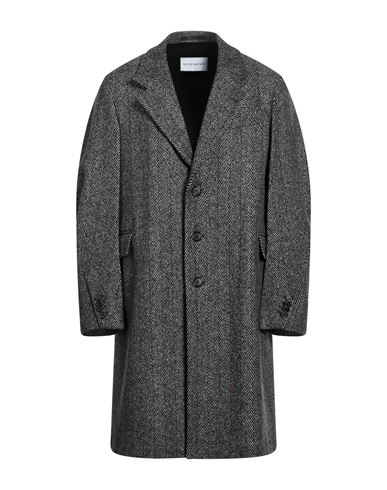 Man Coat Charcoal Size 38 Wool, Polyamide