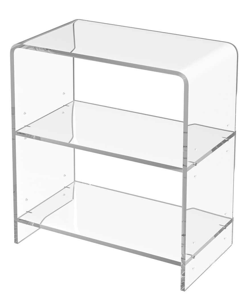 Crystal Clear Acrylic Bookcase