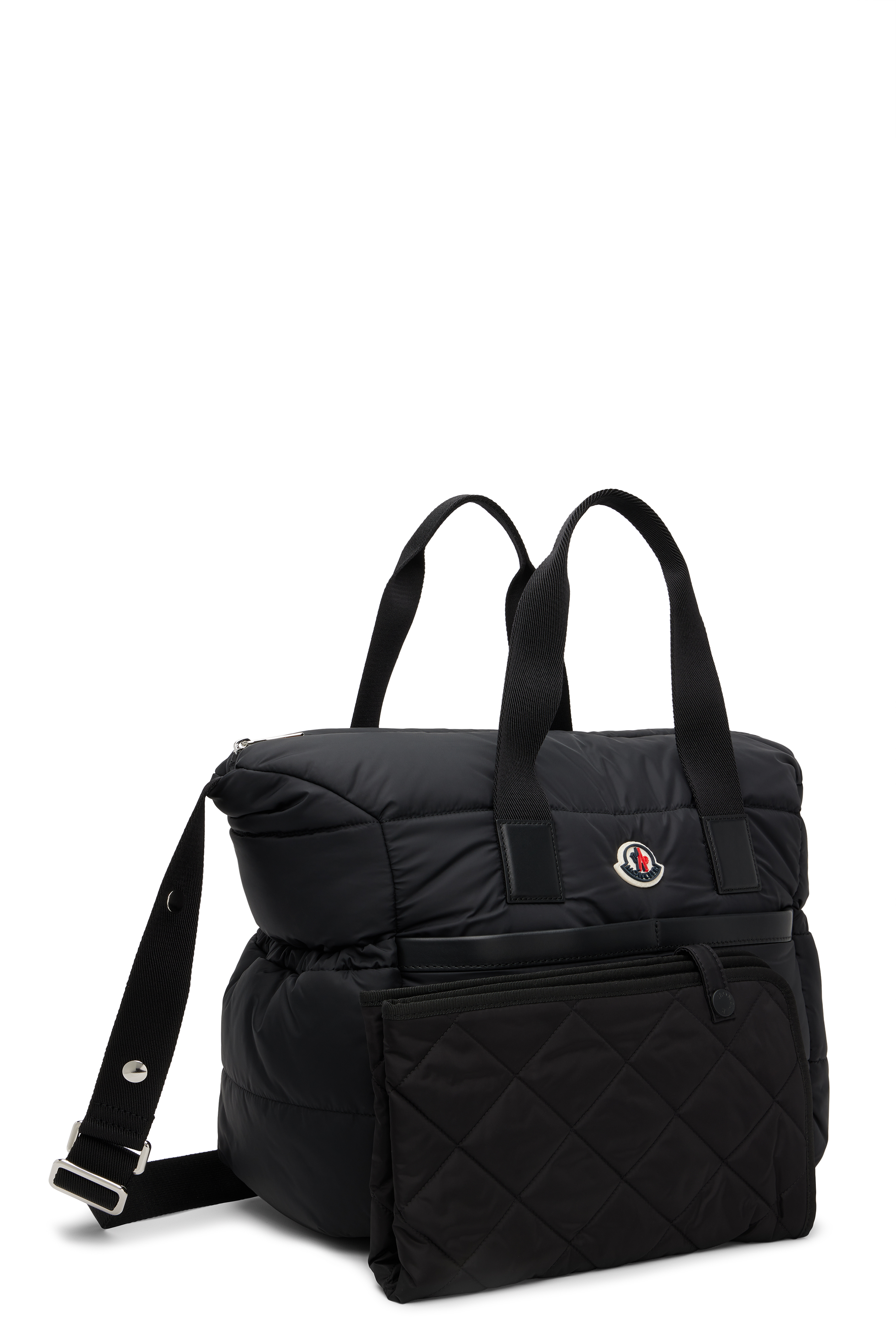 Baby Black Nylon Diaper Bag