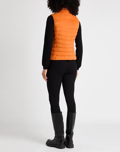 Woman Vest Mandarin Size 4 Leather