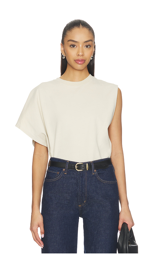 AGOLDE Corrine Tee Shirt in Tan. M. Also in