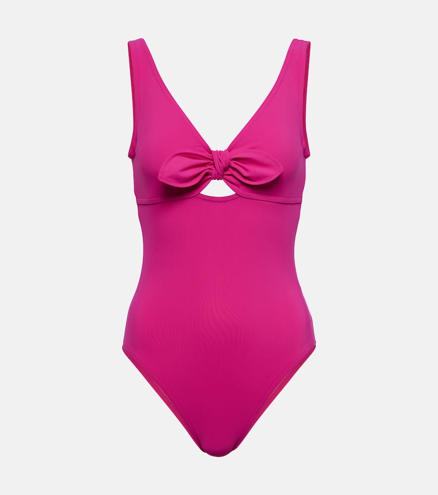 Bow-detail swimsuit