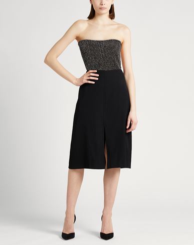 Crème Woman Top Black Size M Cotton