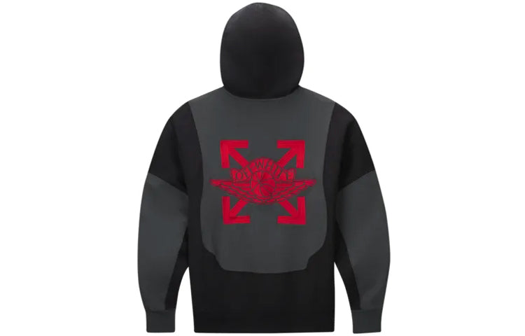 X Off-White Embroidered logo Hoodie Asia Sizing 'Black'