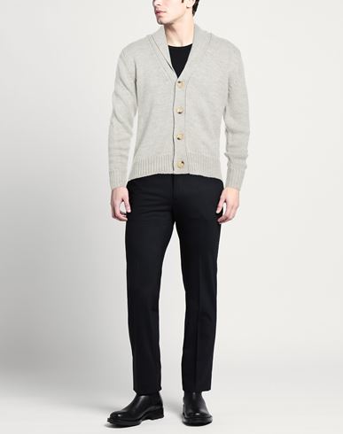 Man Cardigan Light grey Size 38 Merino Wool