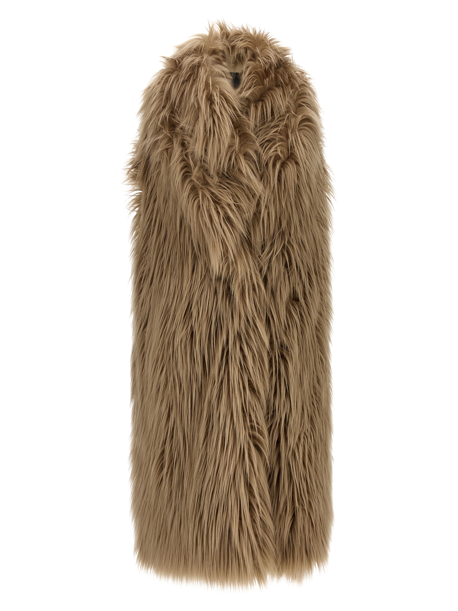 B&B COUTURE Beige Modal Women's Coat