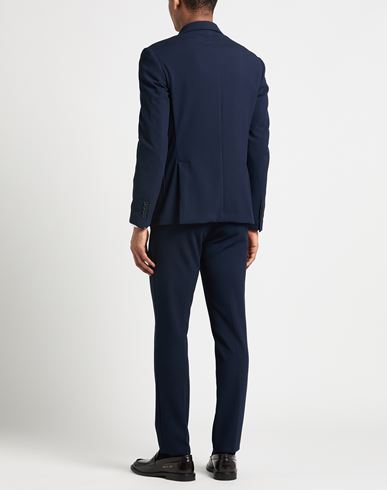 Man Suit Midnight blue Size 36 Polyester, Viscose, Elastane