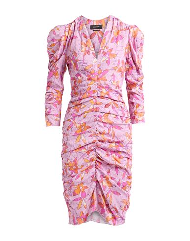Woman Mini dress Light pink Size 2 Viscose, Silk, Elastane