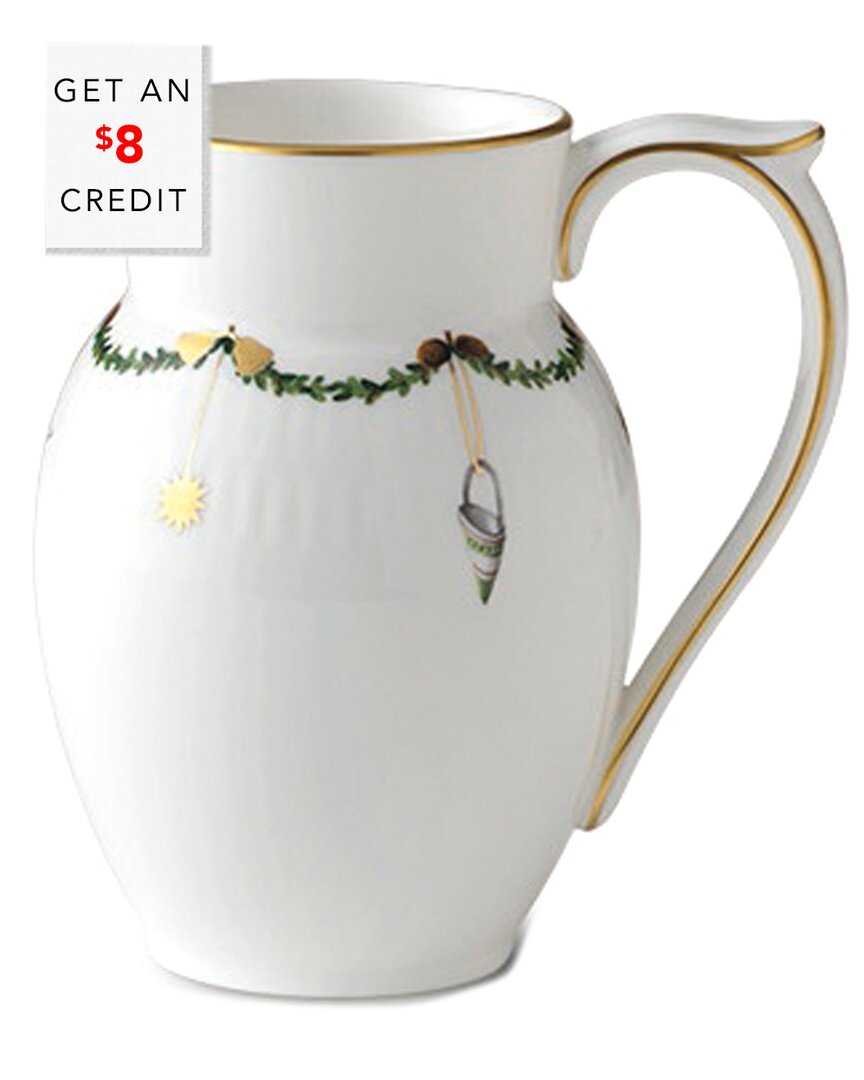 Star Fluted Christmas Creamerwith $8 Credit