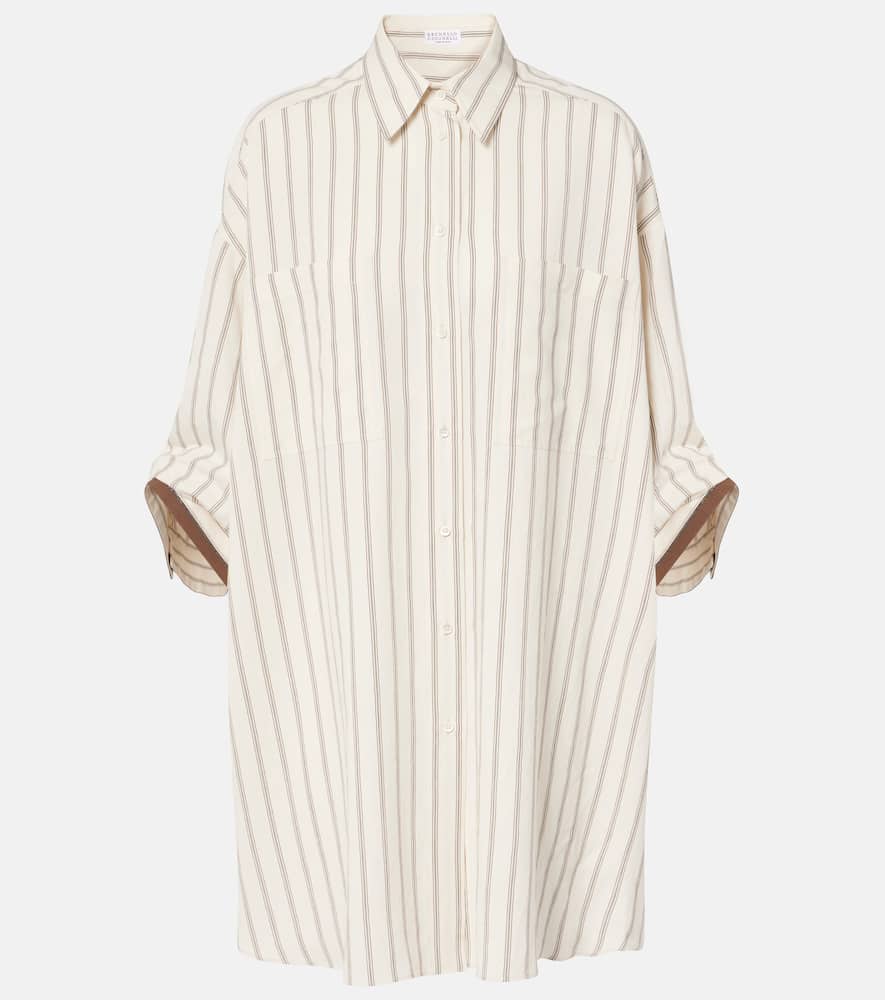 Silk-blend shirt