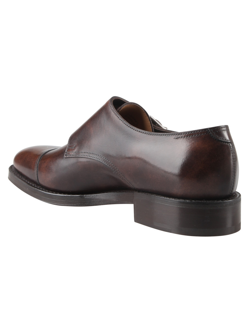 Dark Brown Monk Dress Shoes