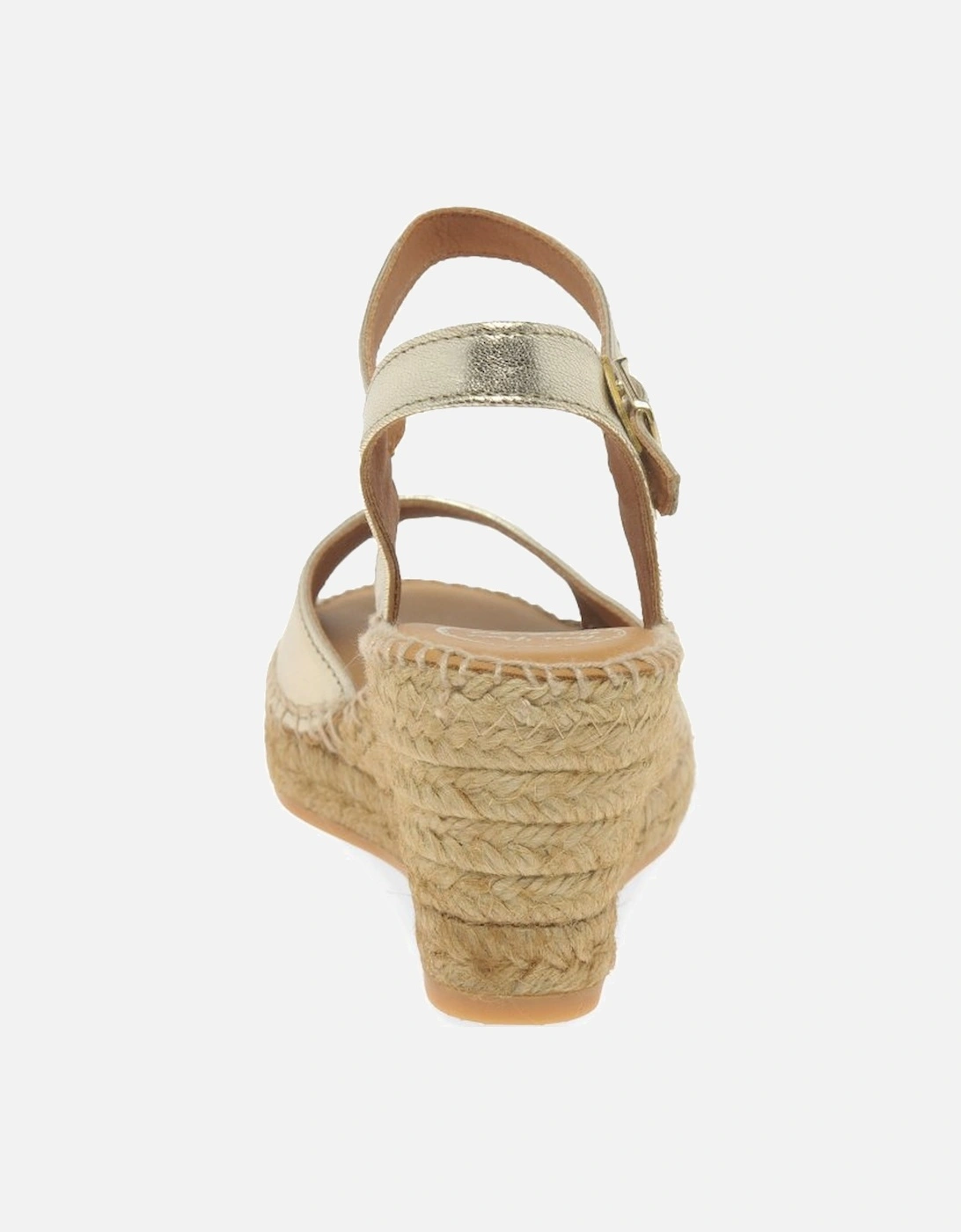 Toni Pons Women's Sia-P Womens Wedge Heel Espadrille Sandals - Gold